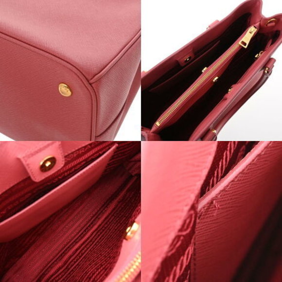 PRADA bag pink Saffiano handbag - Picture 10 of 12